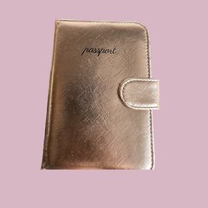 Gold Passport case